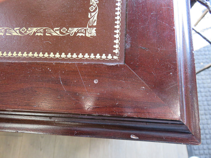 Walter E. Smithe Leather Topped Desk