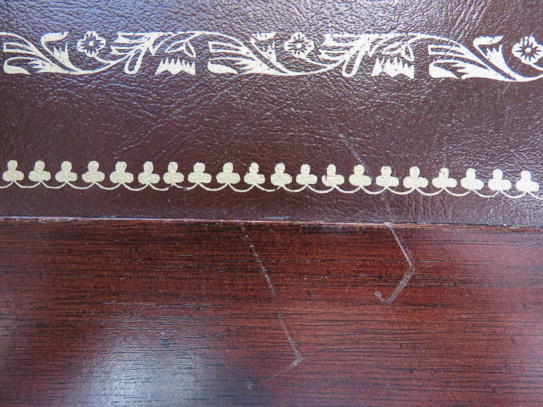 Walter E. Smithe Leather Topped Desk