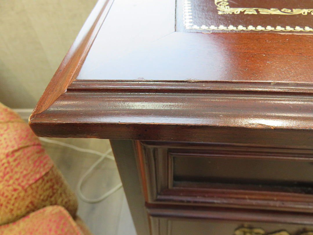 Walter E. Smithe Leather Topped Desk