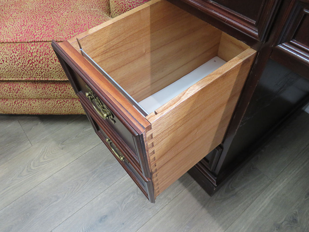 Walter E. Smithe Leather Topped Desk