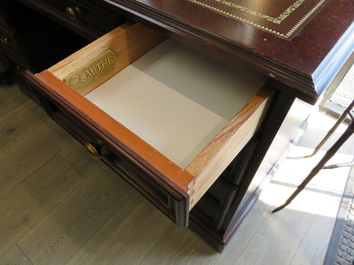 Walter E. Smithe Leather Topped Desk
