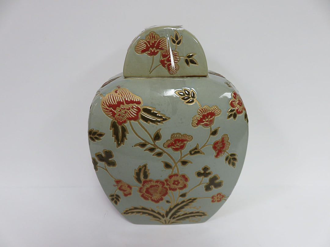 Floral Ginger Jar