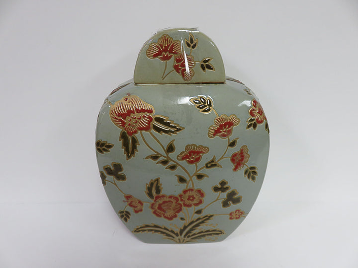 Floral Ginger Jar
