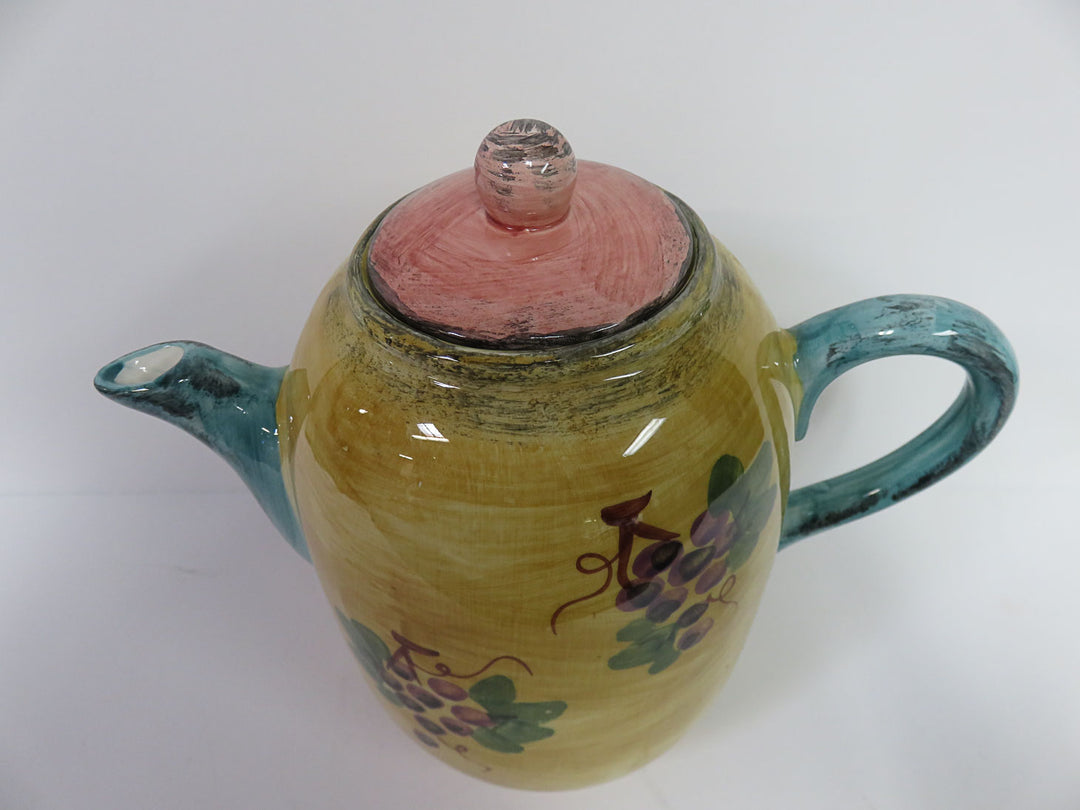 Hand Painted Coffee Pot