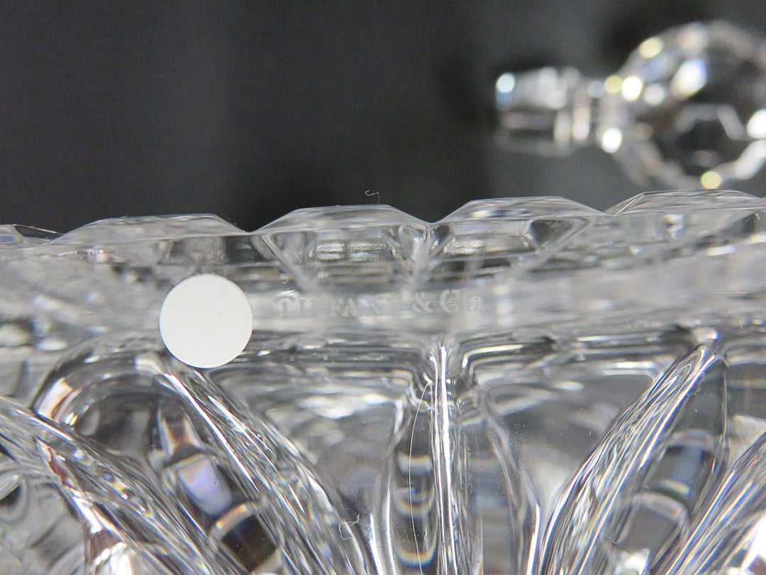 Vintage Tiffany "Plaid" Decanter