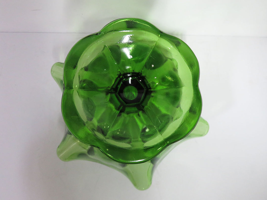 MCM Green Pedestal Bowl