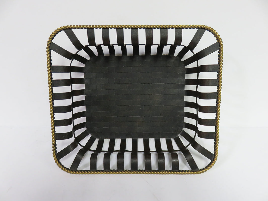 Metal Woven Basket