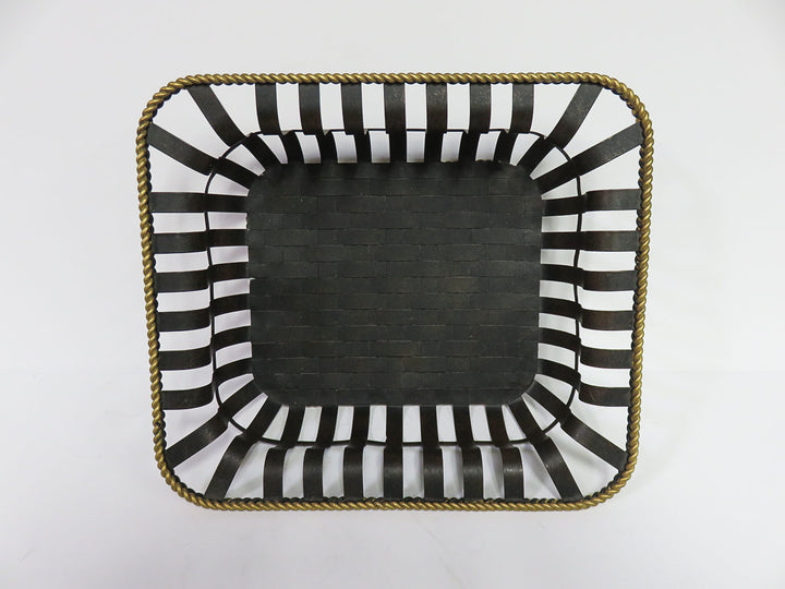 Metal Woven Basket