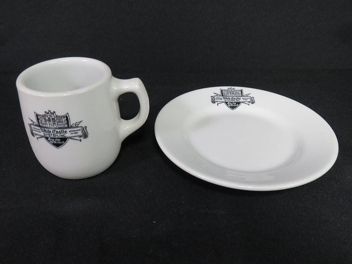 White Castle Advertising Mug & Plate
