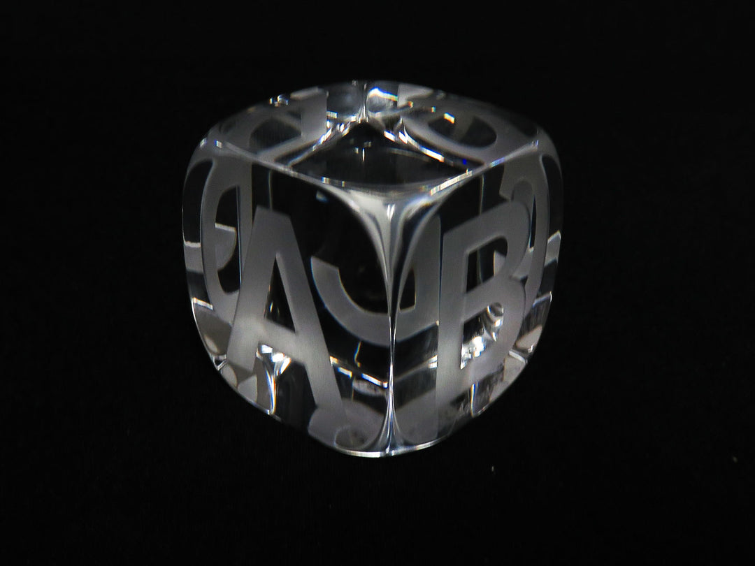 Baccarat Crystal Baby Block
