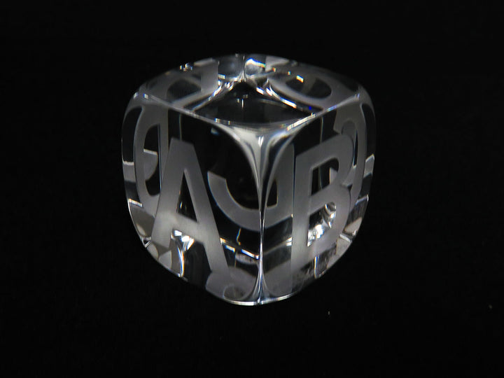 Baccarat Crystal Baby Block