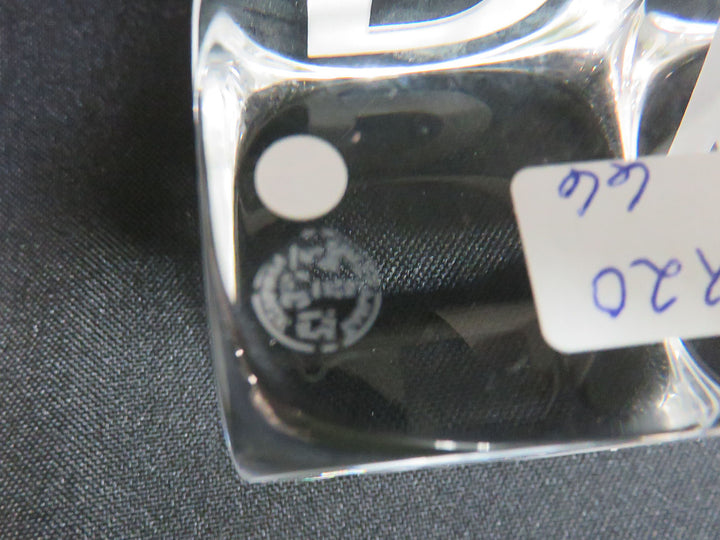 Baccarat Crystal Baby Block