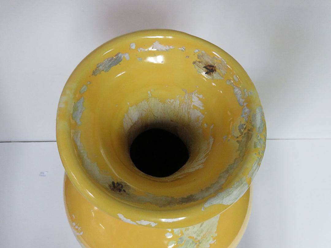 Yellow Floor Vase