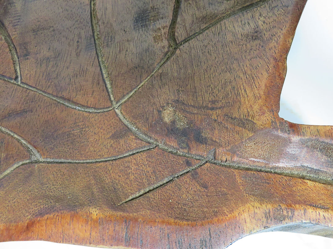 Wood Leaf Platter