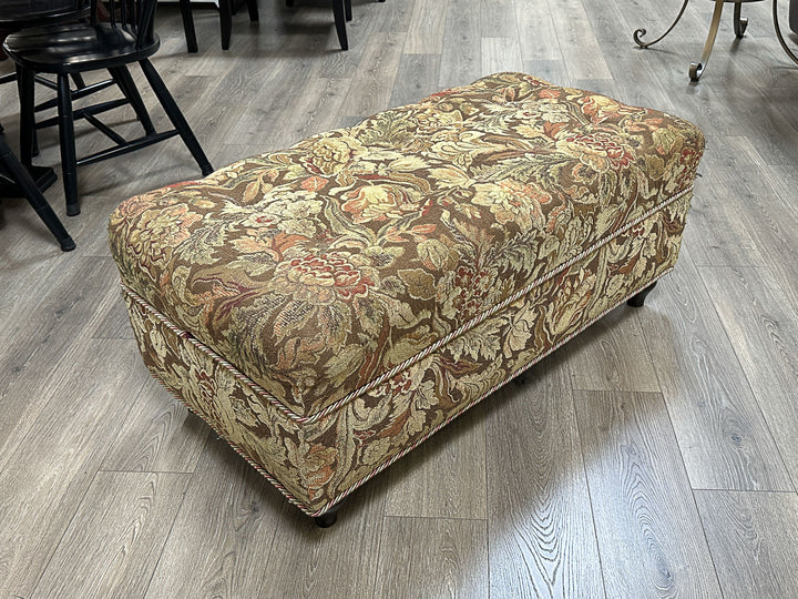 Tufted Upholstered Ottoman