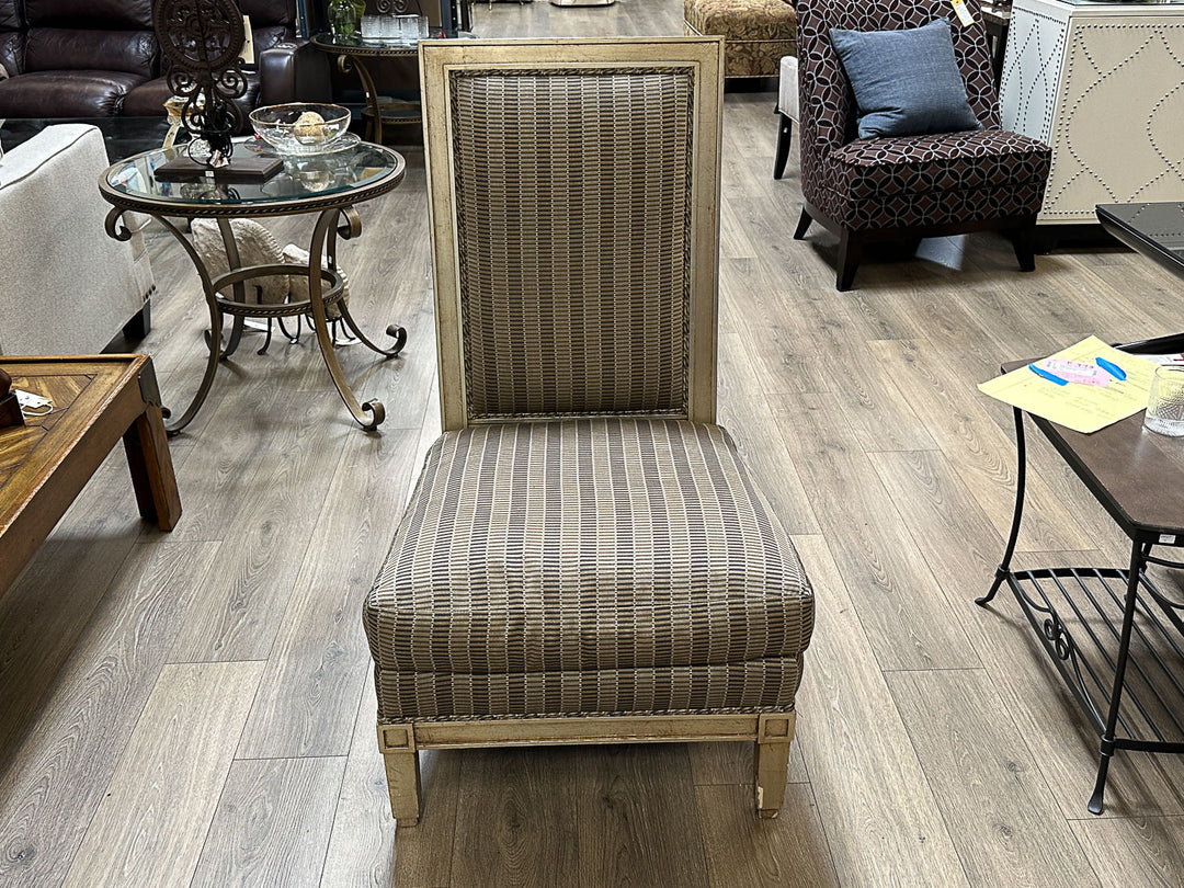 Gold Slipper Chair