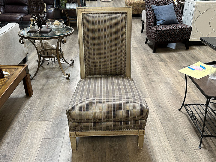 Gold Slipper Chair