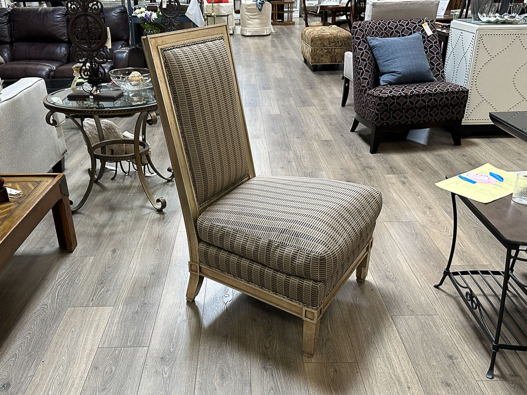 Gold Slipper Chair