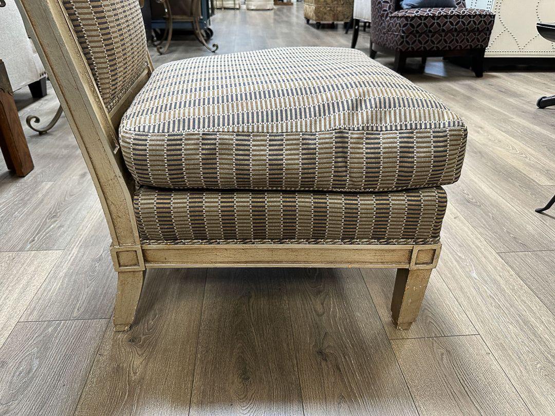 Gold Slipper Chair