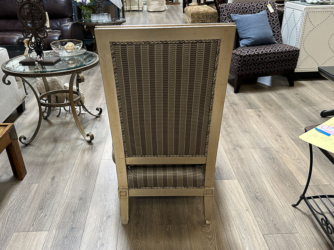 Gold Slipper Chair