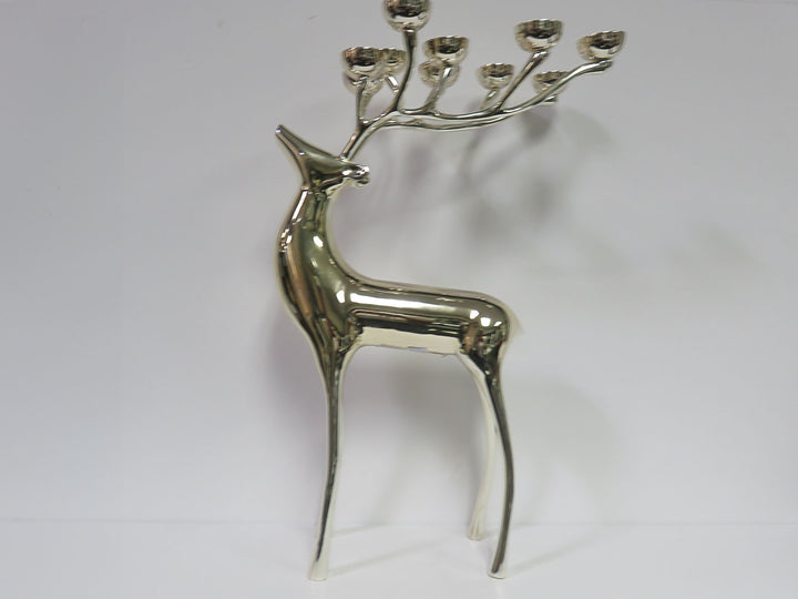 Pottery Barn Reindeer Candleholder