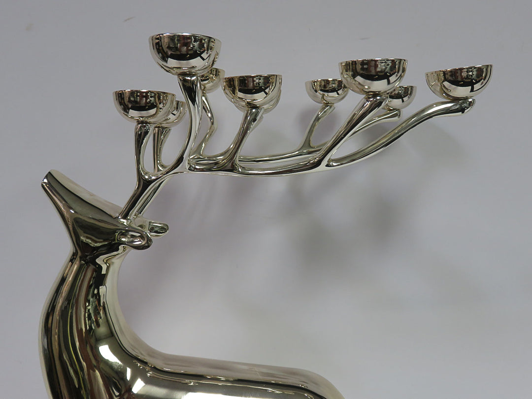 Pottery Barn Reindeer Candleholder