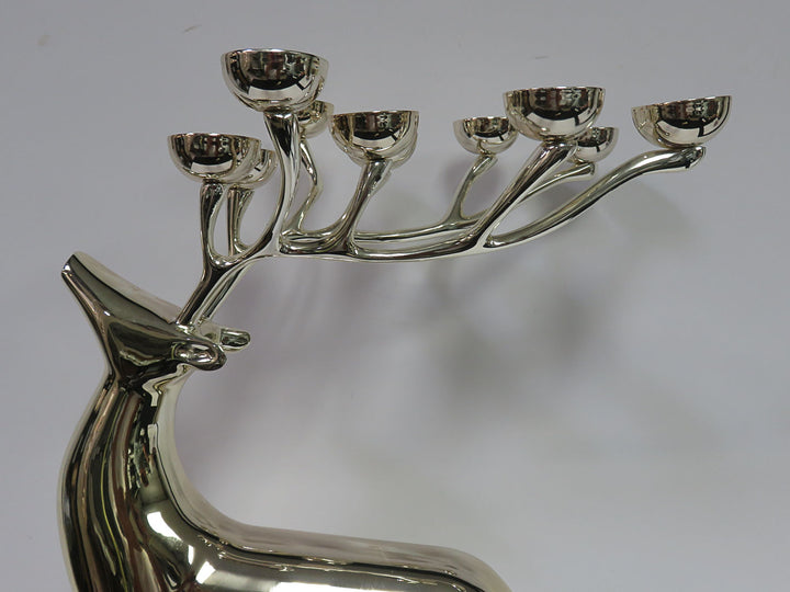 Pottery Barn Reindeer Candleholder