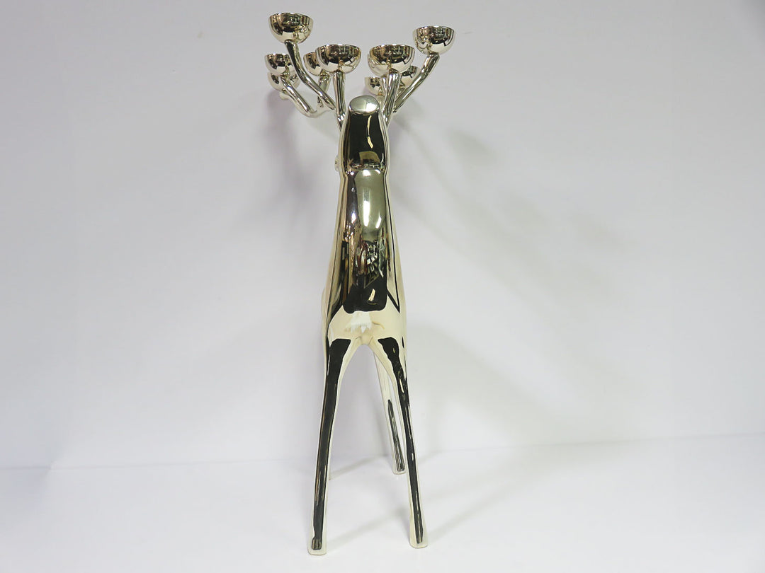 Pottery Barn Reindeer Candleholder