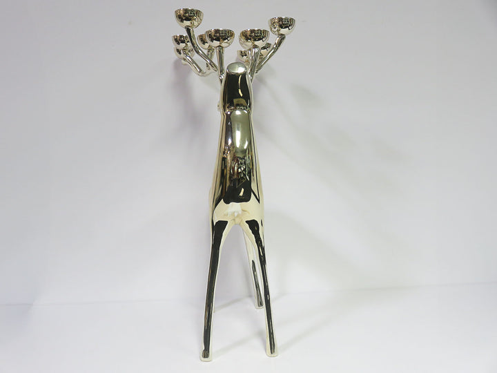Pottery Barn Reindeer Candleholder