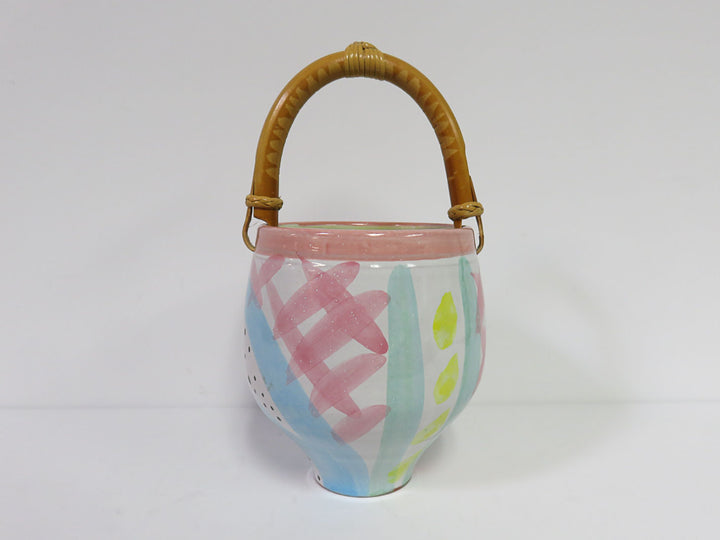 Handpainted Pastel Basket