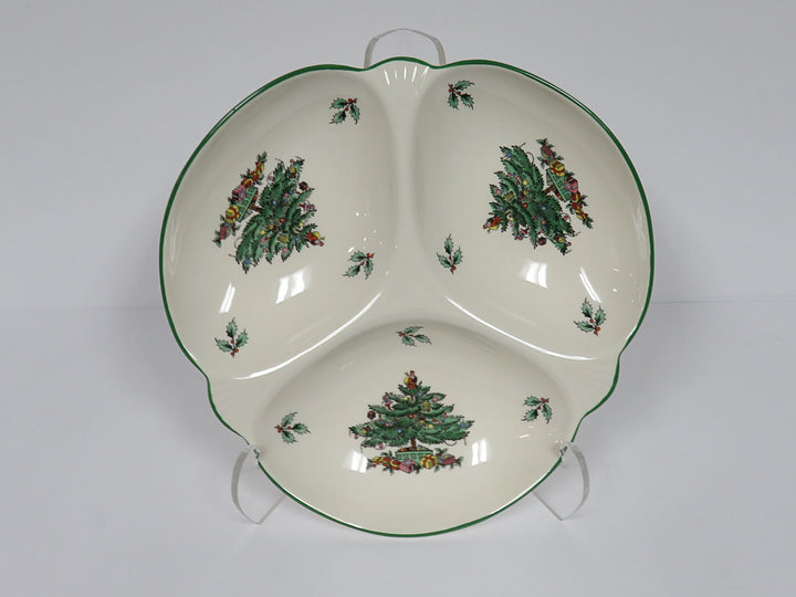 Spode Christmas Tree Divided Dish