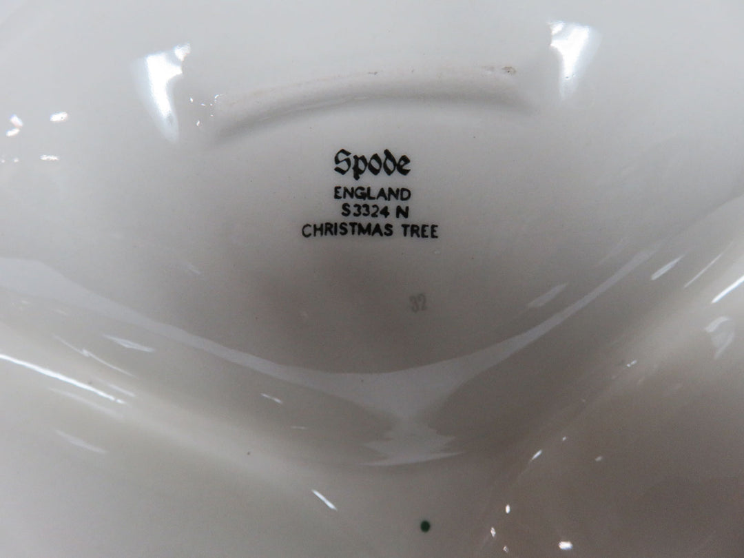 Spode Christmas Tree Divided Dish