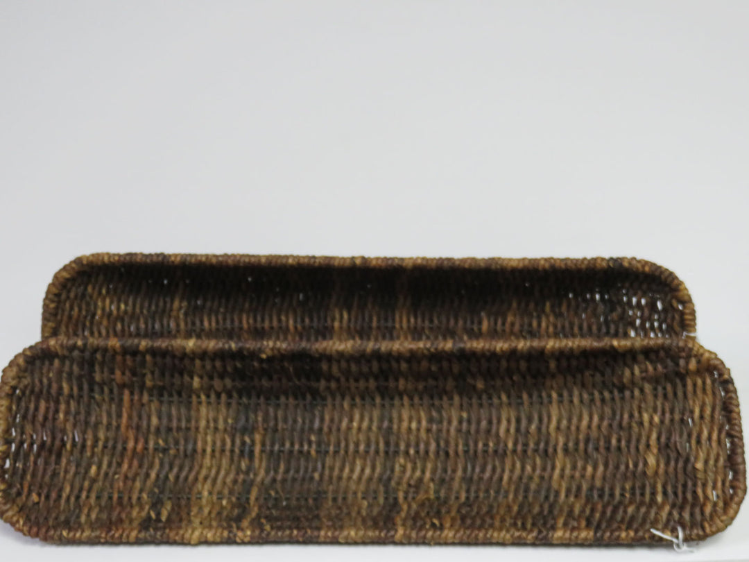 Pair of Hand-Woven Baskets