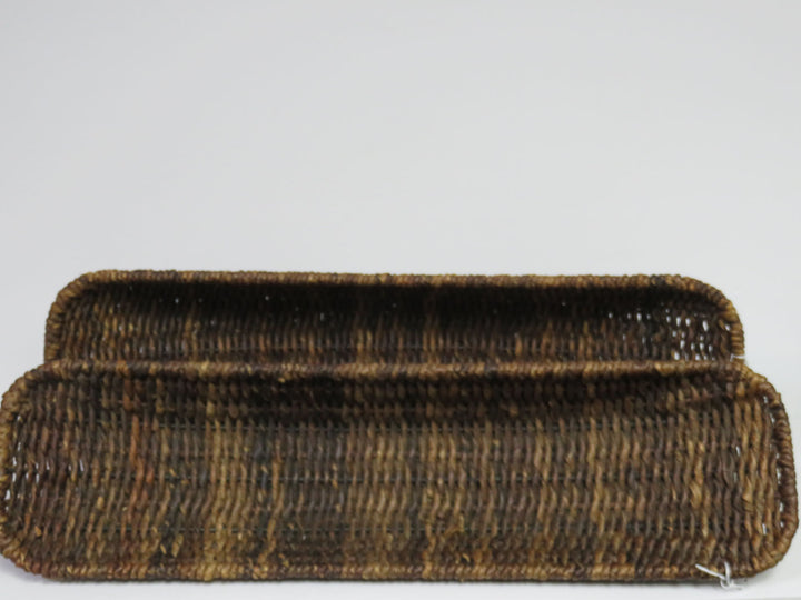 Pair of Hand-Woven Baskets