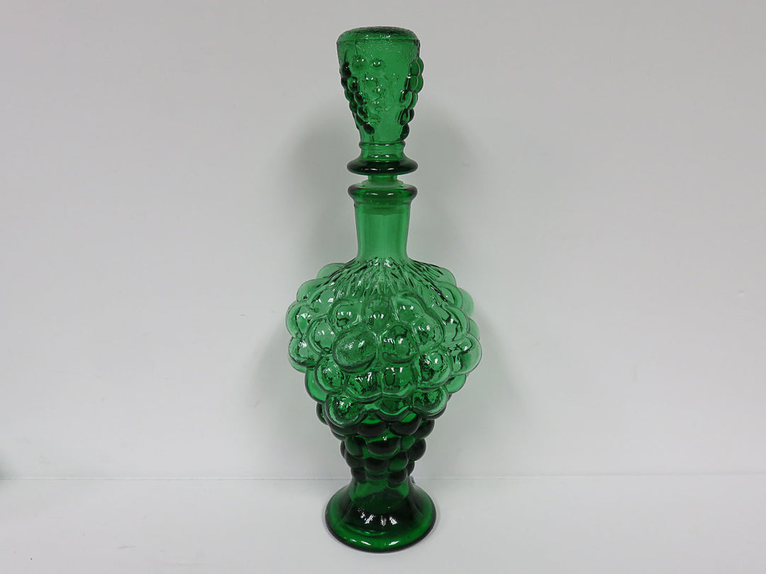 Emerald Decanter with Cordials