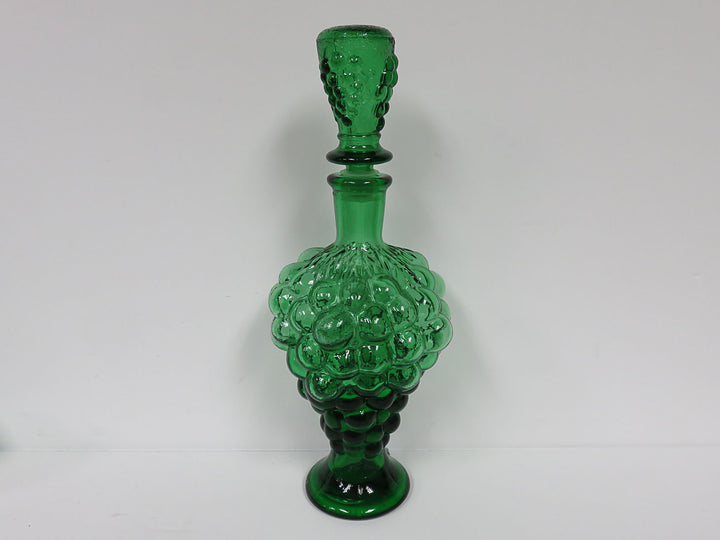 Emerald Decanter with Cordials