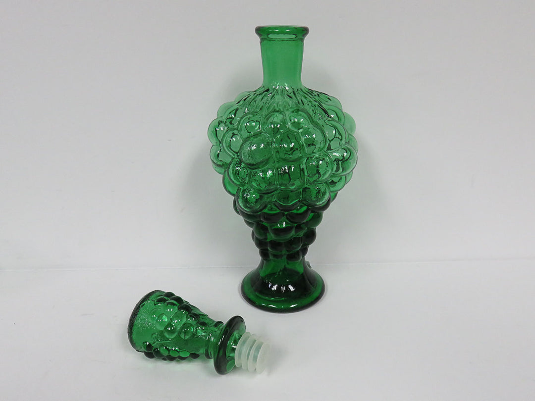 Emerald Decanter with Cordials