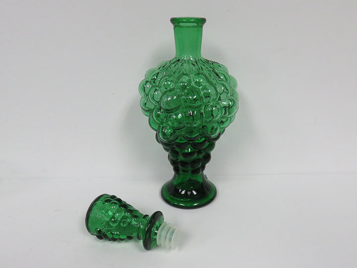 Emerald Decanter with Cordials