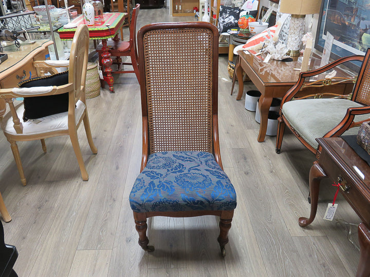 High-Backed Antique Side Chair