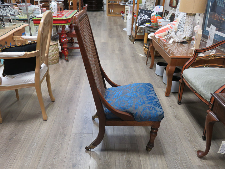 High-Backed Antique Side Chair