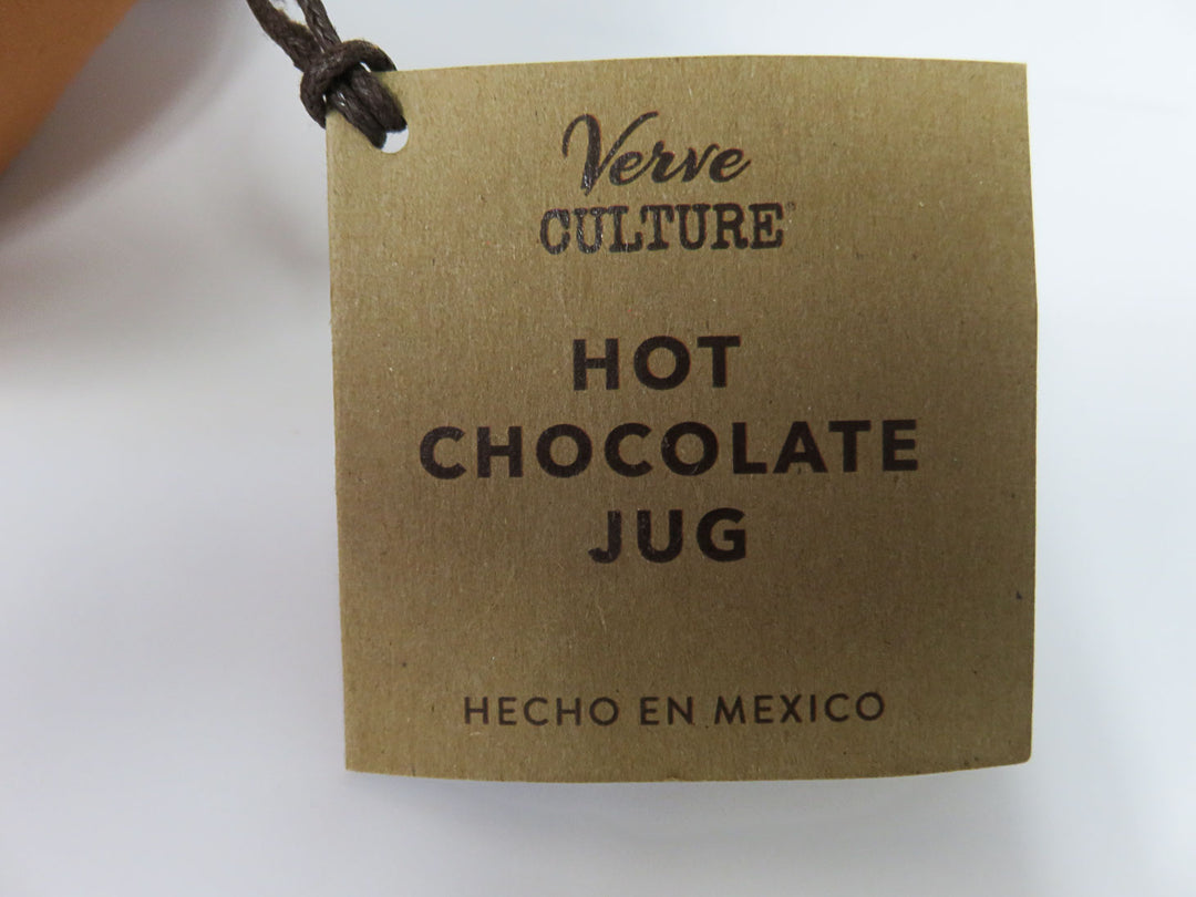 Terra Cotta Hot Chocolate Jug