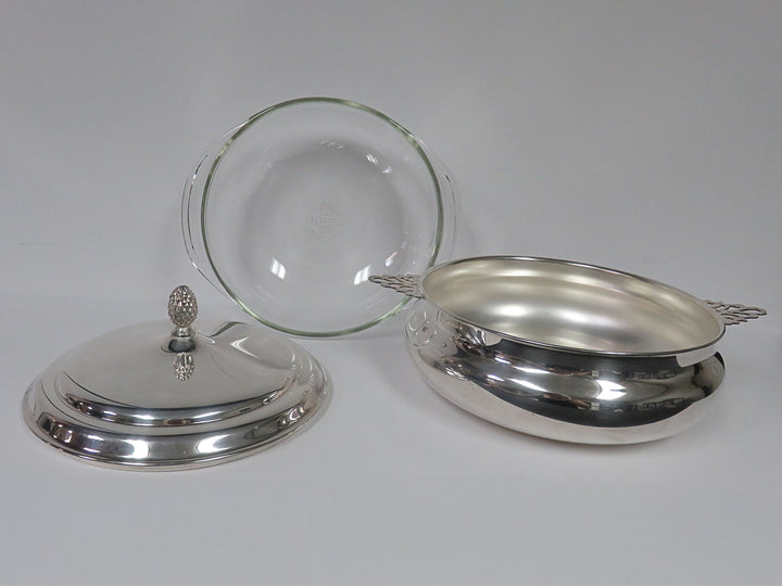 Sheffield Silver Co. Covered Casserole