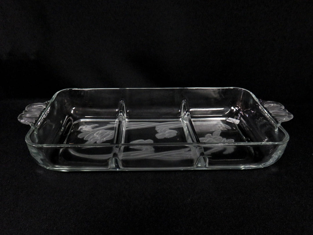 Mikasa Divided Glass Dish