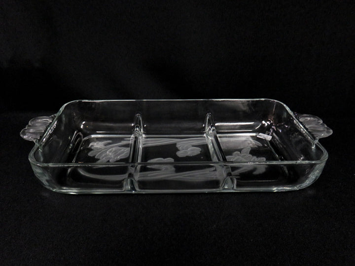 Mikasa Divided Glass Dish