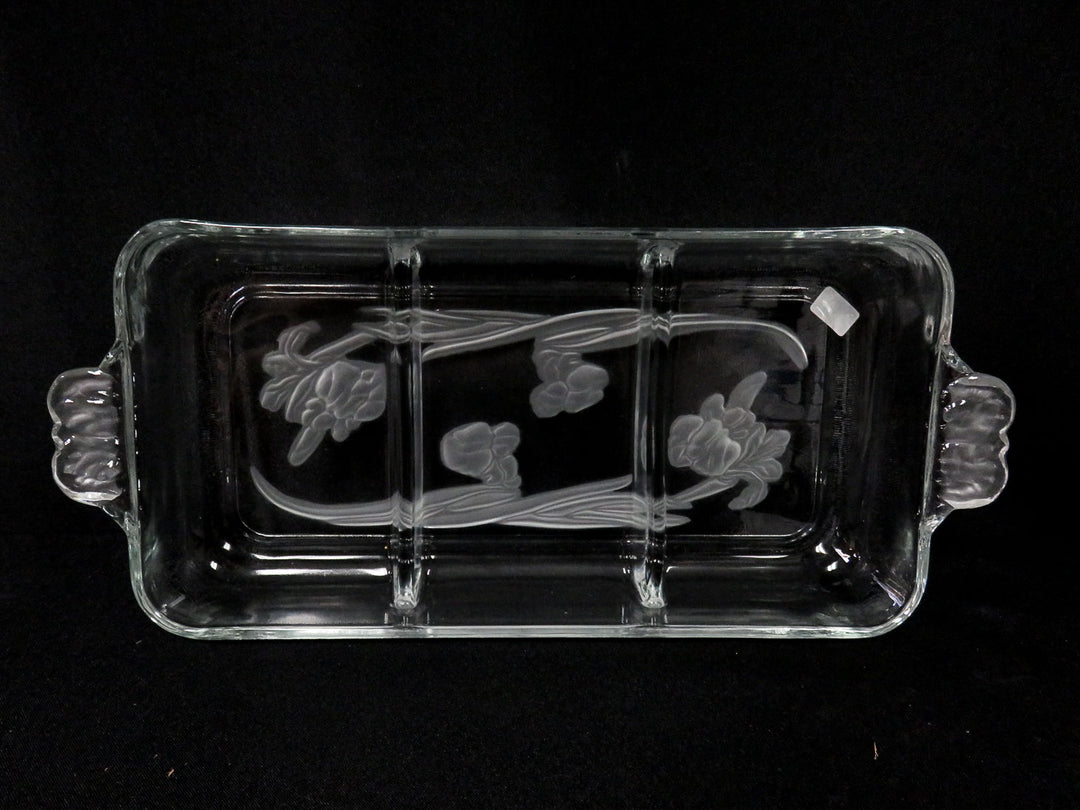 Mikasa Divided Glass Dish