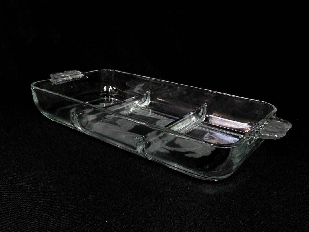 Mikasa Divided Glass Dish
