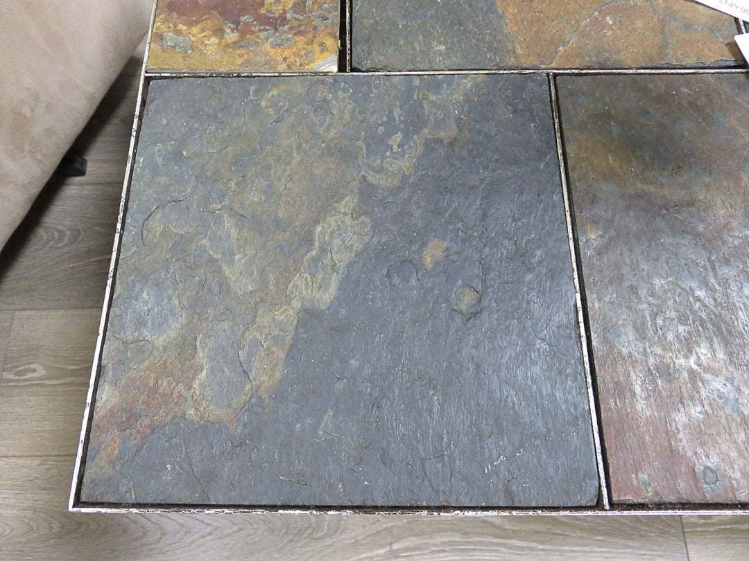 Metal & Tile Coffee Table