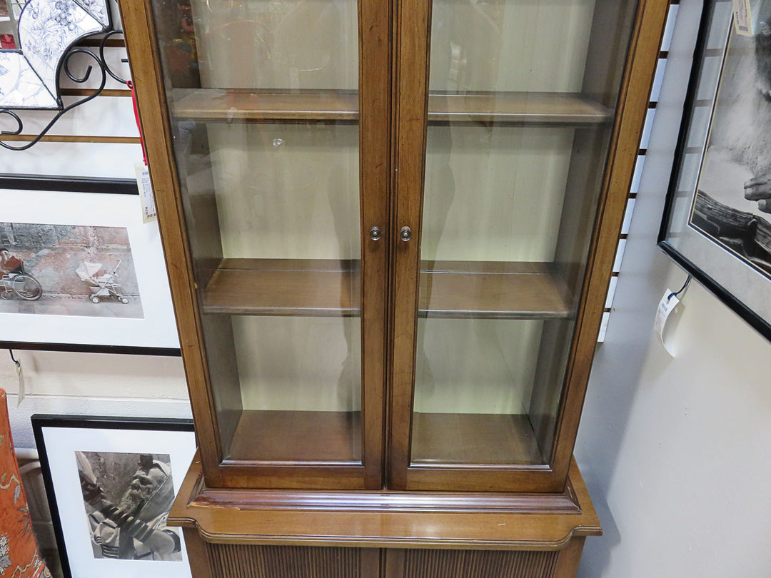 Wood and Glass Curio Cabinet