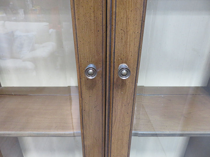 Wood and Glass Curio Cabinet