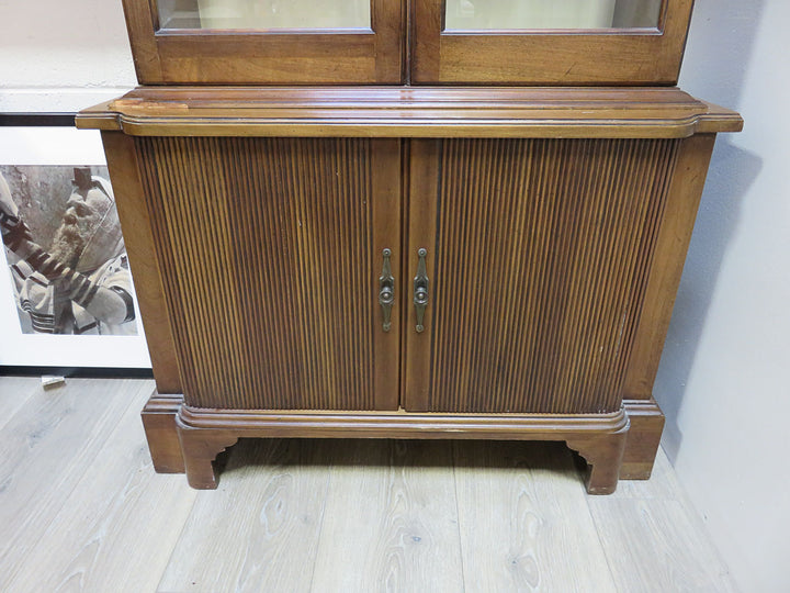 Wood and Glass Curio Cabinet